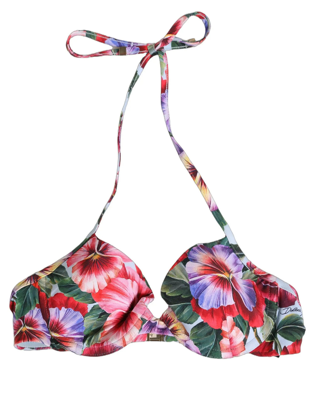 Dolce &amp; Gabbana Sample Sale | Dolce &amp; Gabbana Top Multicolor Floral Print Beachwear Bikini - | Designer outlet