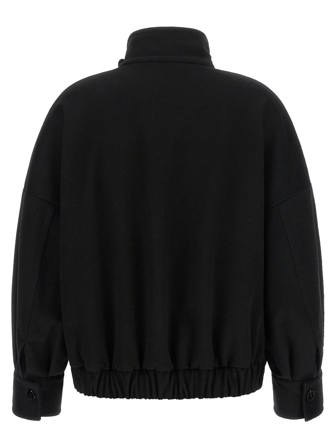 Alberto Biani Sample Sale | Alberto Biani Black Wool Bomber - | Designer outlet