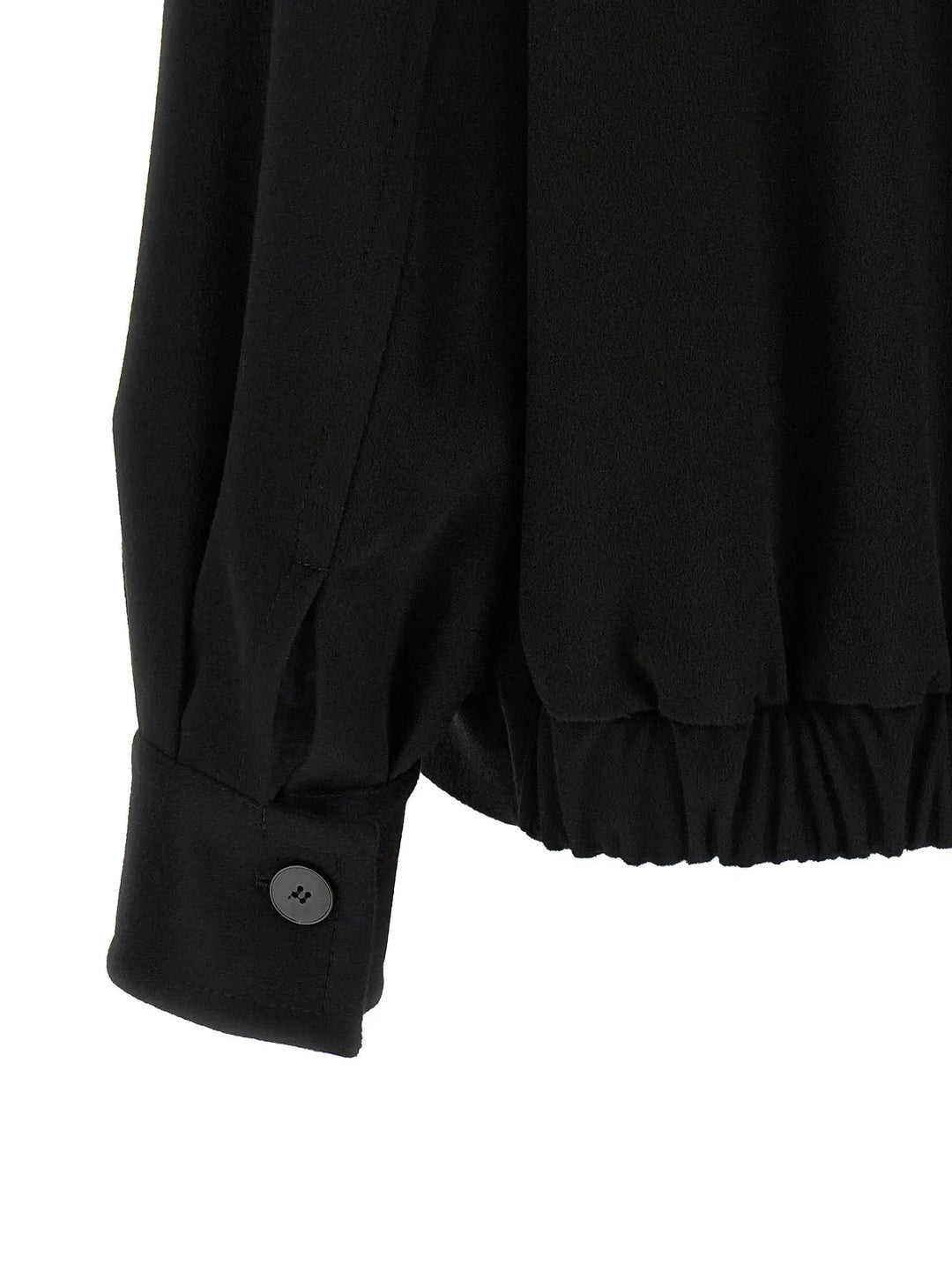Alberto Biani Sample Sale | Alberto Biani Black Wool Bomber - | Designer outlet