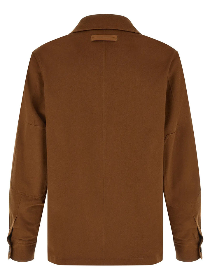 ZEGNA Sample Sale | ZEGNA Brown Cashmere Blouse - | Designer outlet