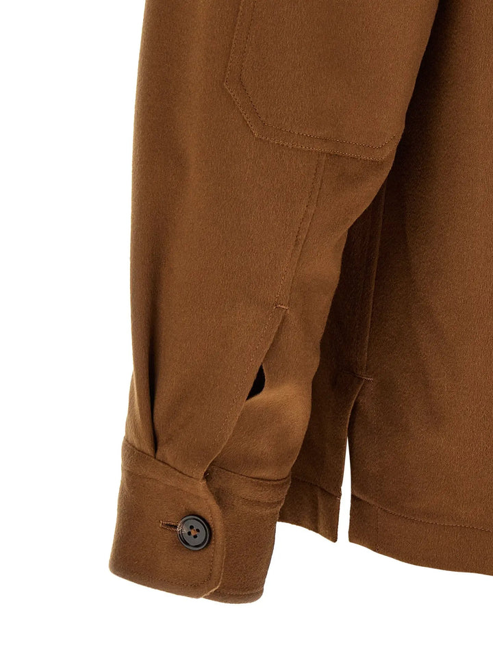 ZEGNA Sample Sale | ZEGNA Brown Cashmere Blouse - | Designer outlet
