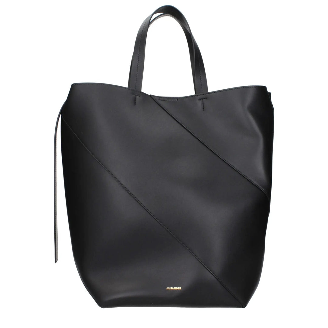 Jil Sander Black Leather Crossbody Bag