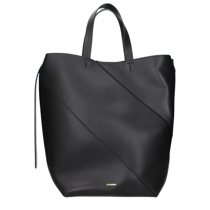 Jil Sander Black Leather Crossbody Bag