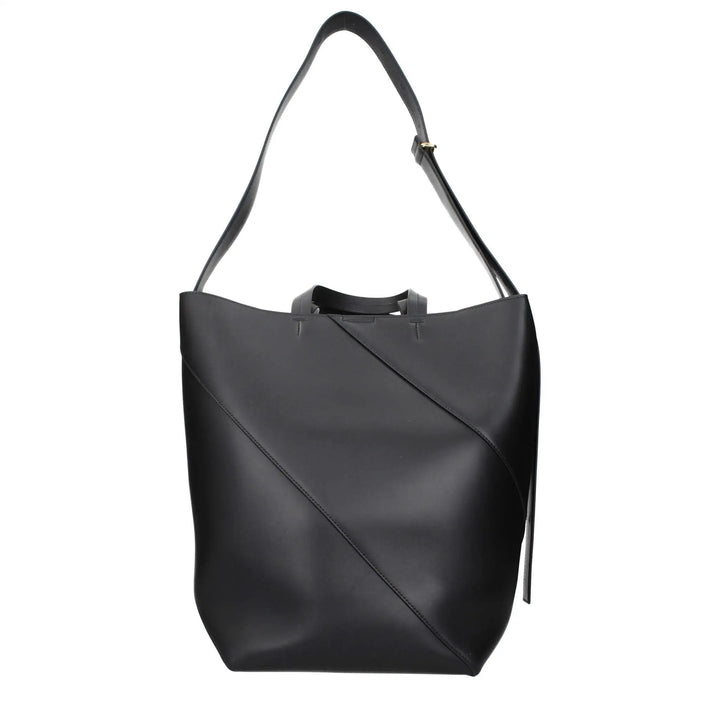 Jil Sander Black Leather Crossbody Bag