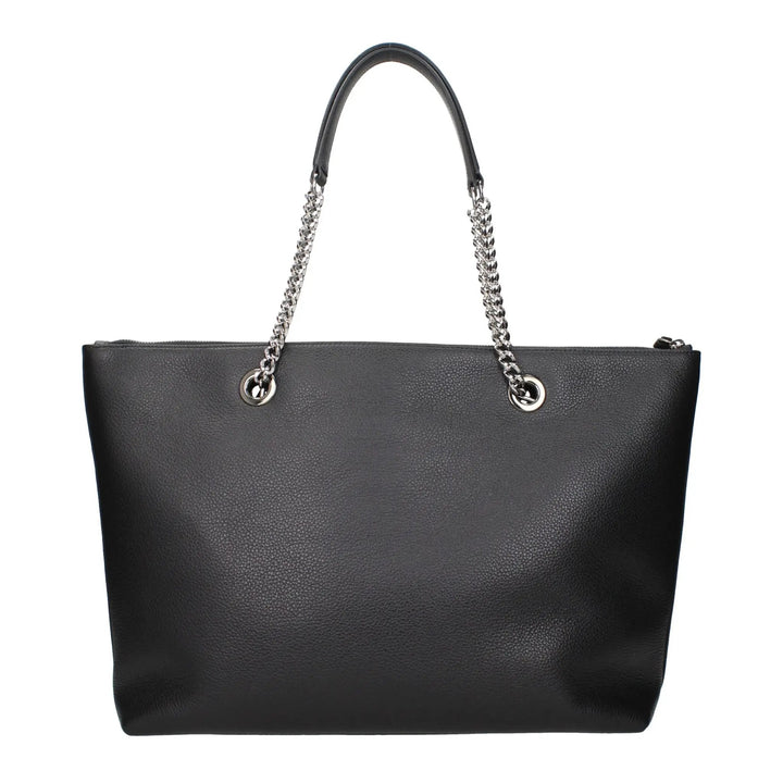 Jimmy Choo Black Leather Shoulder Bag