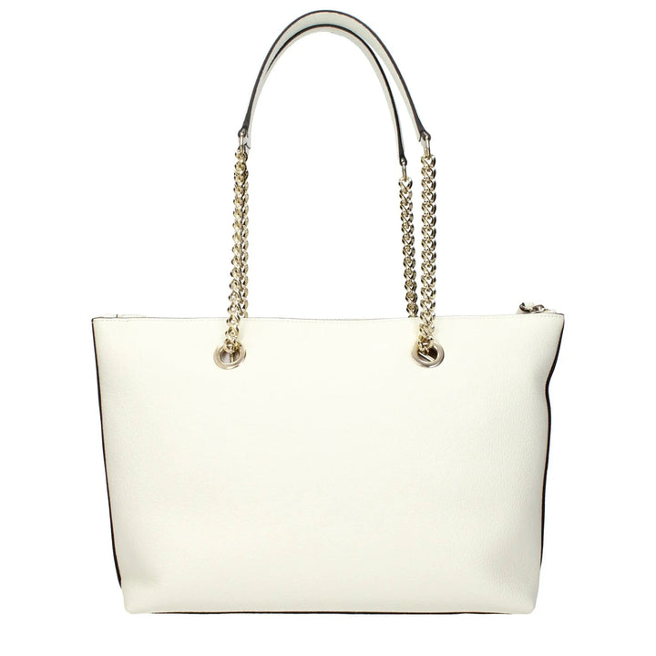 Jimmy Choo White Leather Shoulder Bag