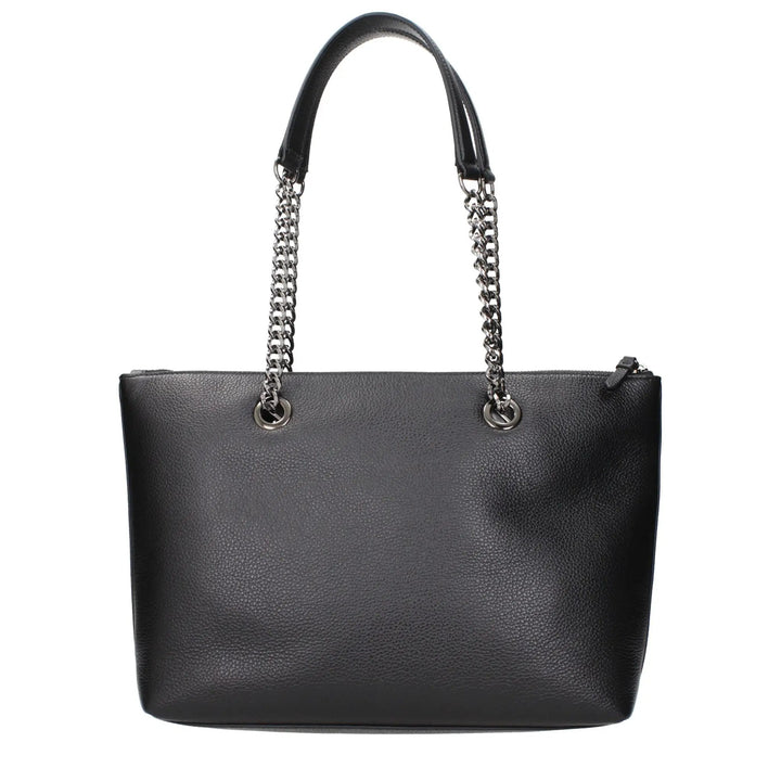 Jimmy Choo Black Leather Shoulder Bag