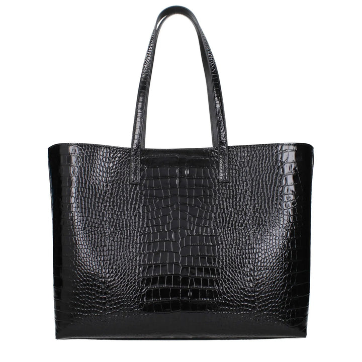 Jimmy Choo Black Leather Shoulder Bag
