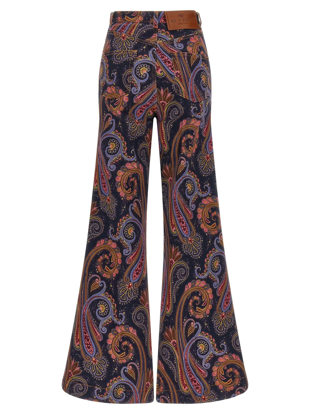 Etro Sample Sale | Etro Multicolor Cotton Flared Jeans - | Designer outlet