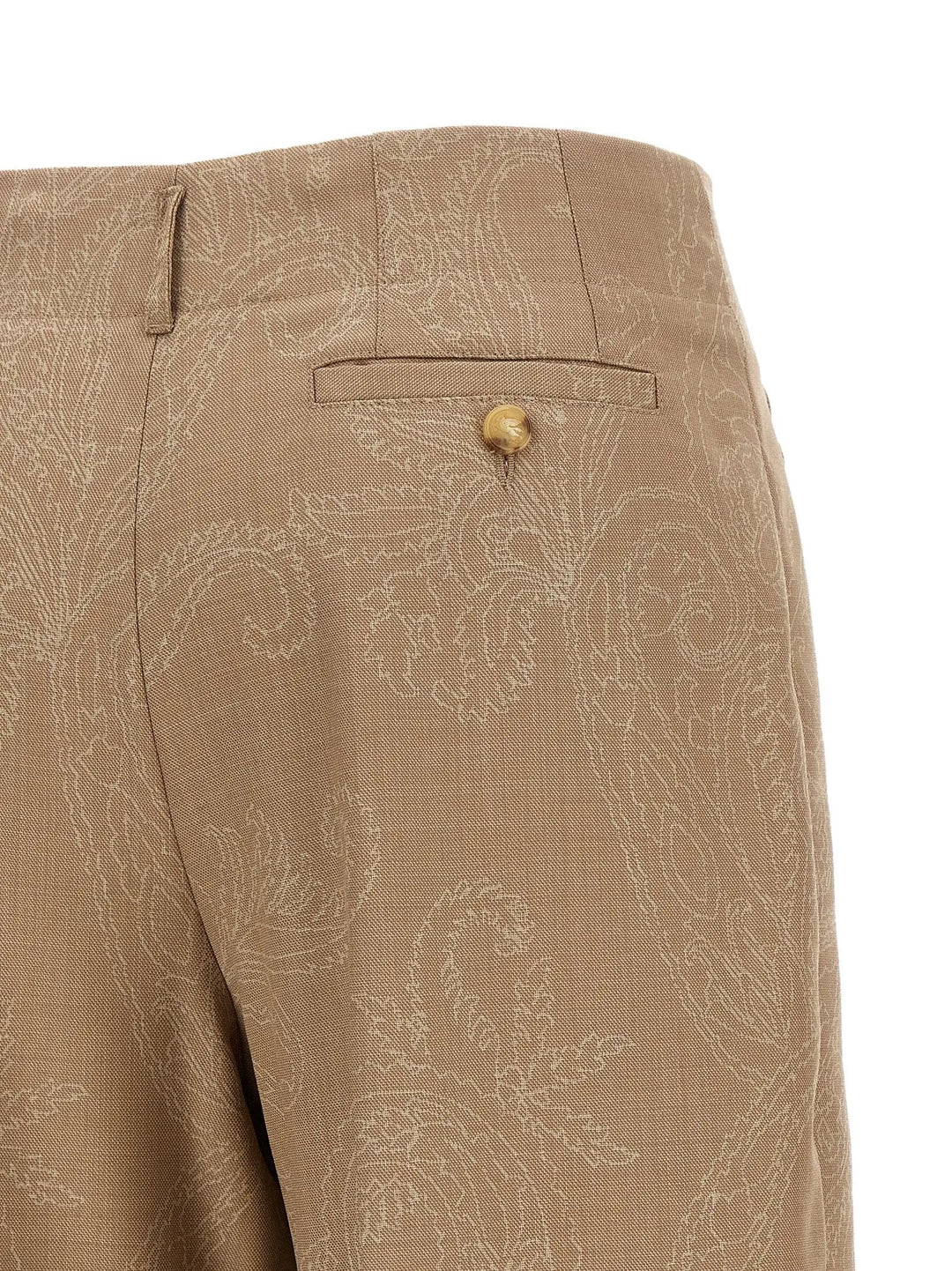 Etro Sample Sale | Etro Beige Wool Dress Pants - | Designer outlet