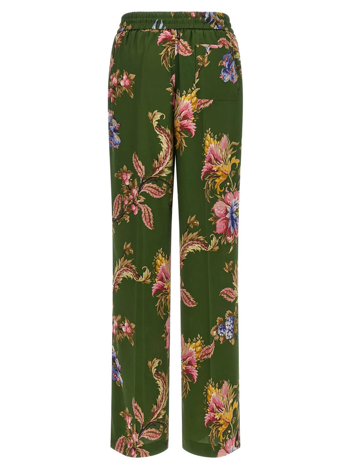 Etro Sample Sale | Etro Bicolor Polyester Casual Pants - | Designer outlet