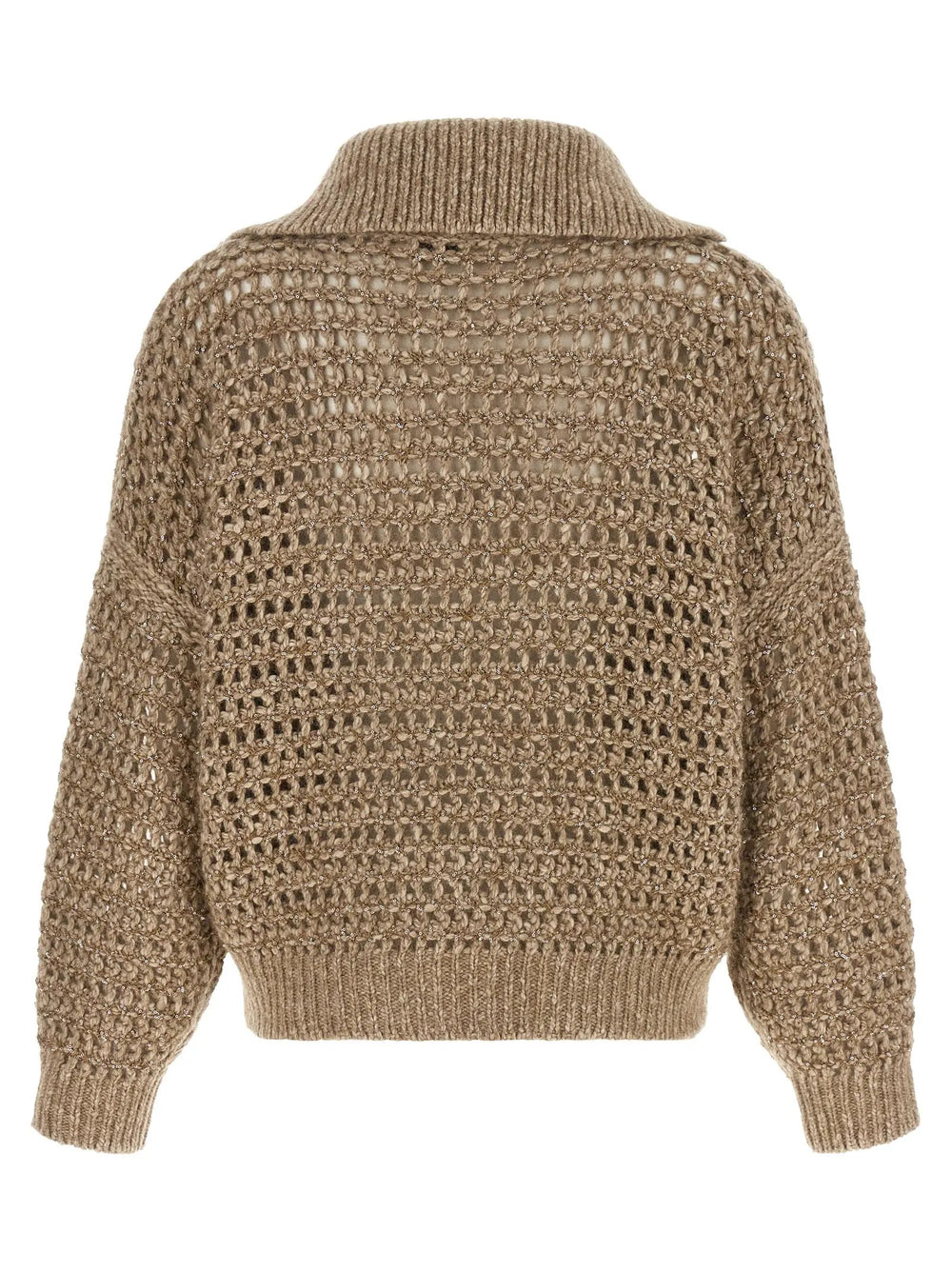 Brunello Cucinelli Sample Sale | Brunello Cucinelli Beige Elastane Cardigan - | Designer outlet