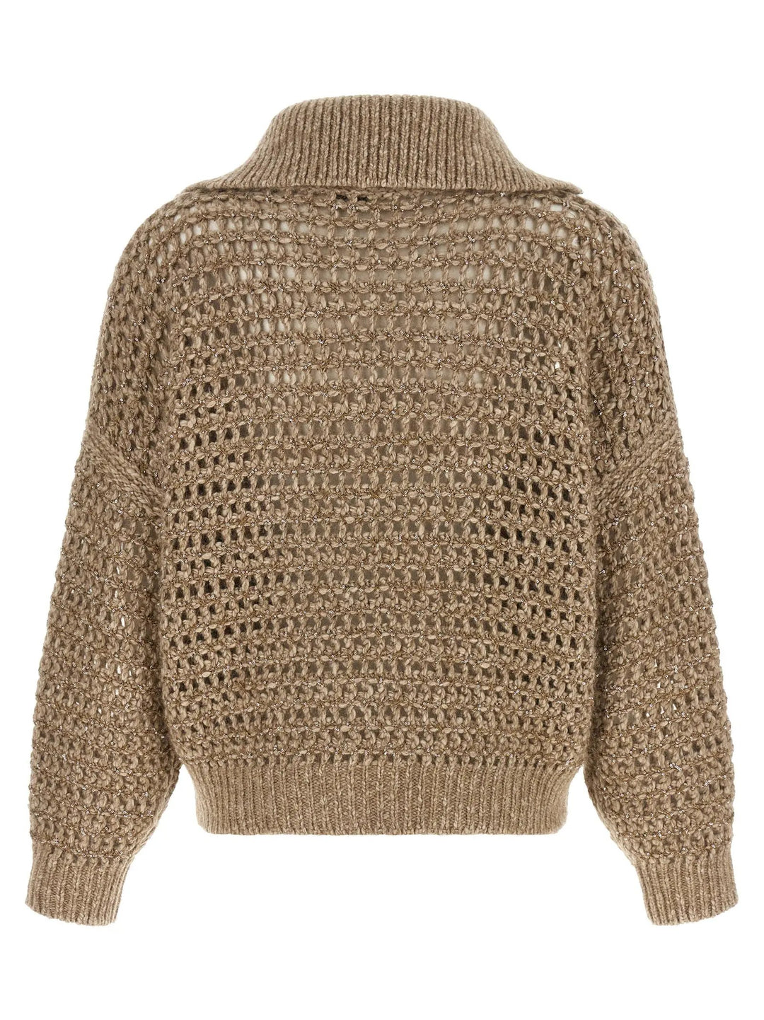 Brunello Cucinelli Sample Sale | Brunello Cucinelli Beige Elastane Cardigan - | Designer outlet