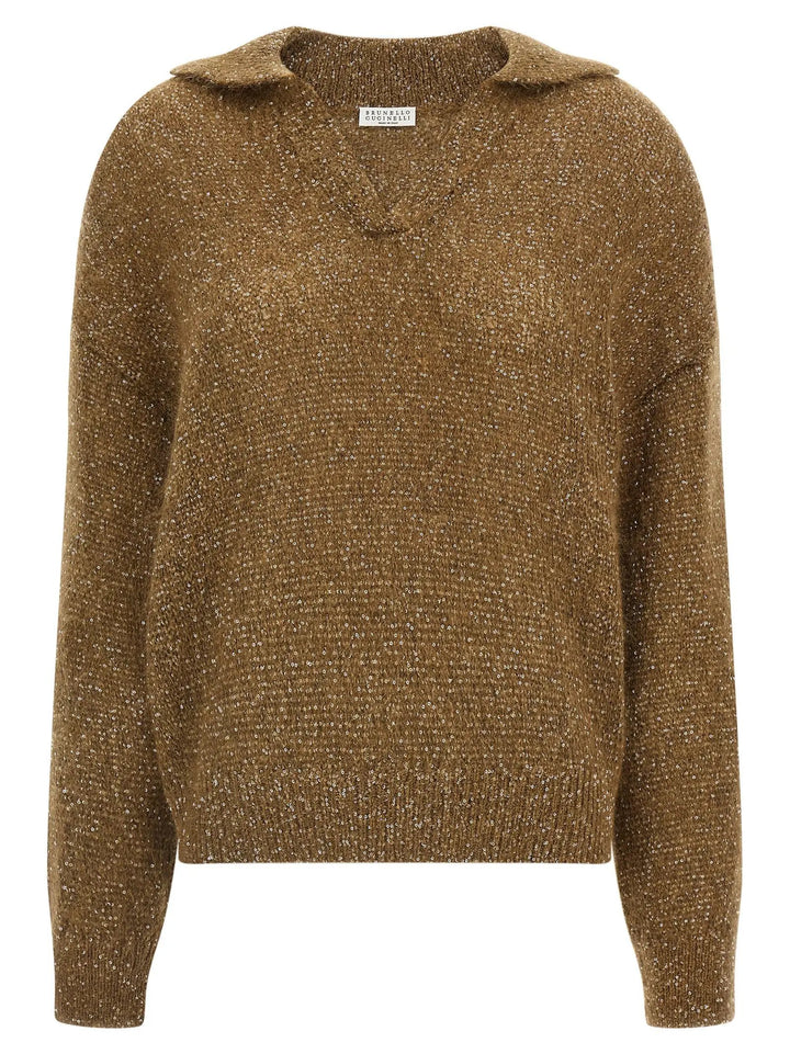 Brunello Cucinelli Sample Sale | Brunello Cucinelli Brown Polyamide Polo Shirt - | Designer outlet