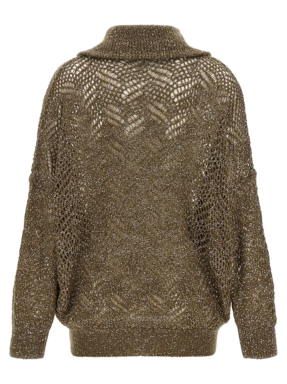 Brunello Cucinelli Sample Sale | Brunello Cucinelli Brown Polyamide Cardigan - | Designer outlet