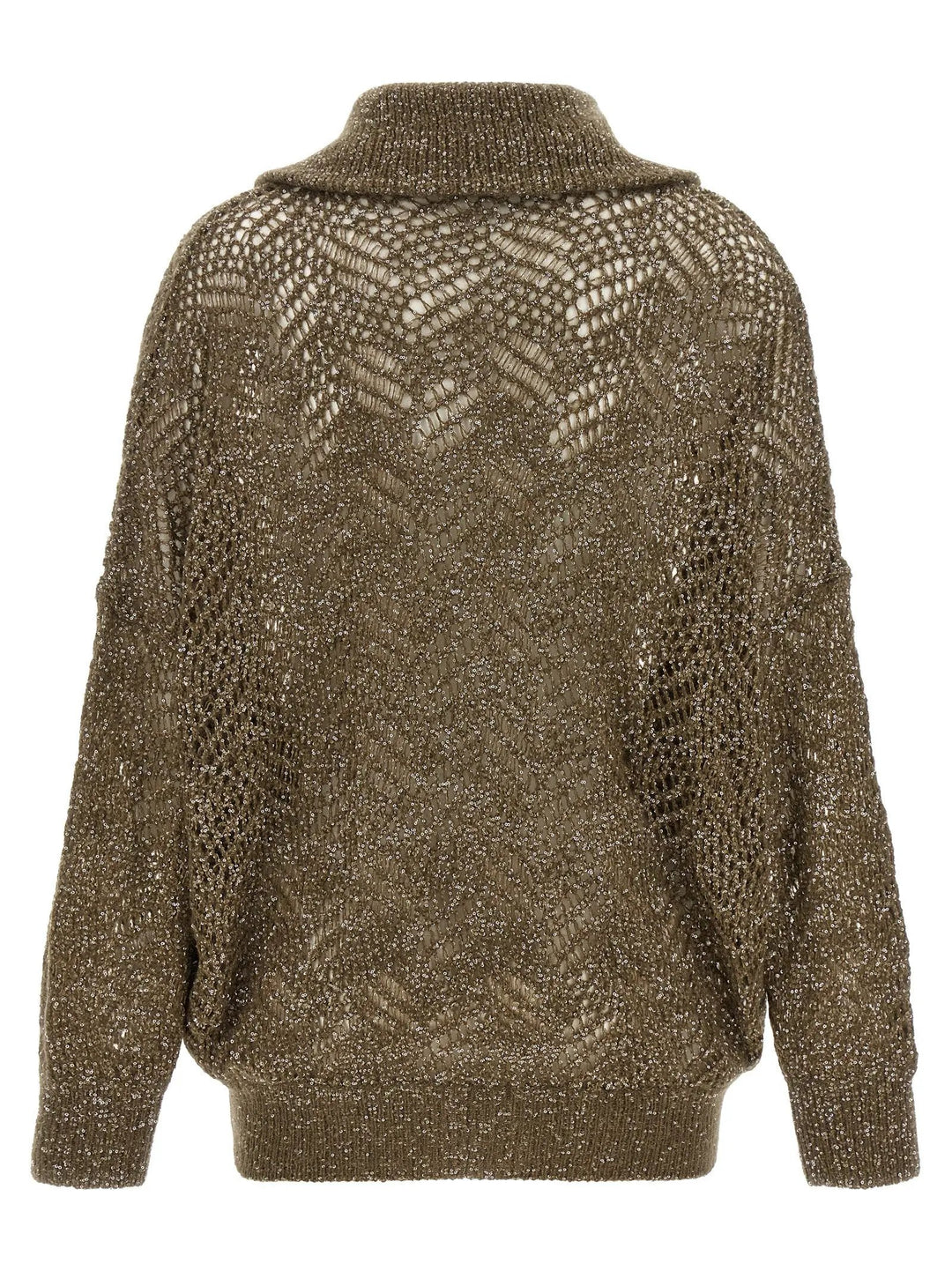 Brunello Cucinelli Sample Sale | Brunello Cucinelli Brown Polyamide Cardigan - | Designer outlet