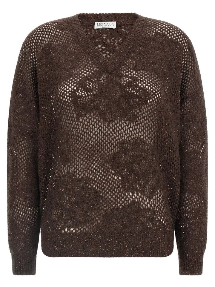 Brunello Cucinelli Sample Sale | Brunello Cucinelli Brown Nylon Cardigan - | Designer outlet