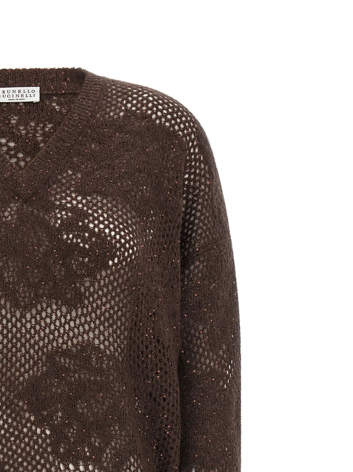 Brunello Cucinelli Sample Sale | Brunello Cucinelli Brown Nylon Cardigan - | Designer outlet