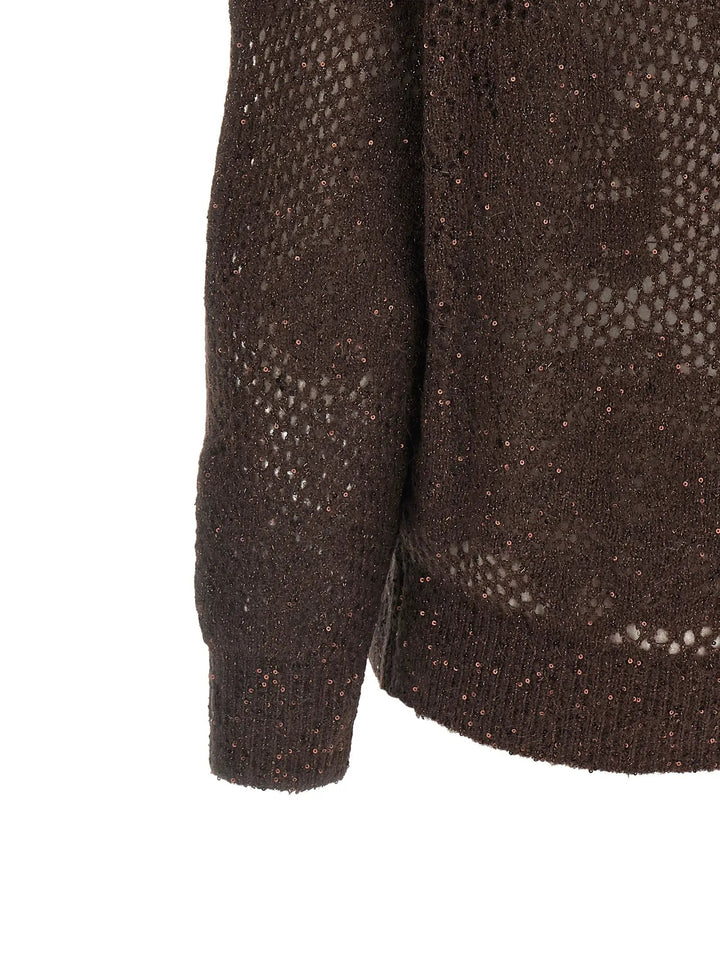 Brunello Cucinelli Sample Sale | Brunello Cucinelli Brown Nylon Cardigan - | Designer outlet