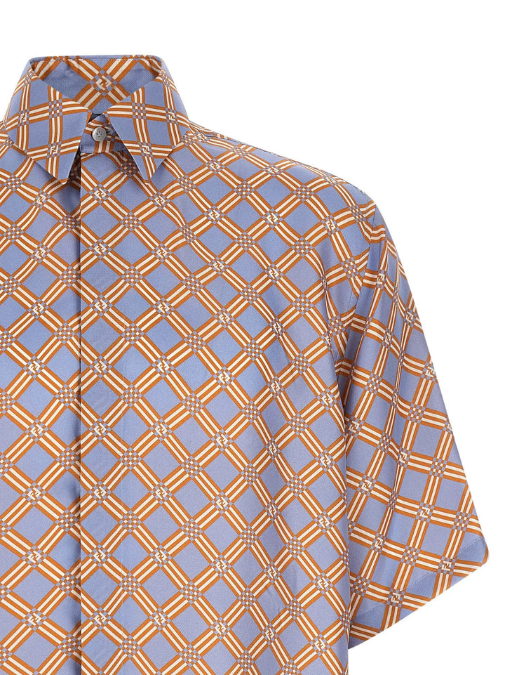 Fendi Sample Sale | Fendi Multicolor Silk Blouse - | Designer outlet