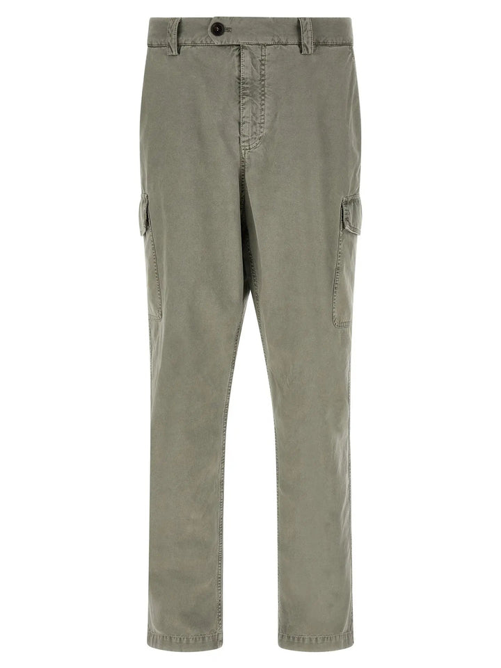 Brunello Cucinelli Sample Sale | Brunello Cucinelli Bicolor Cotton Cargo Pants - | Designer outlet