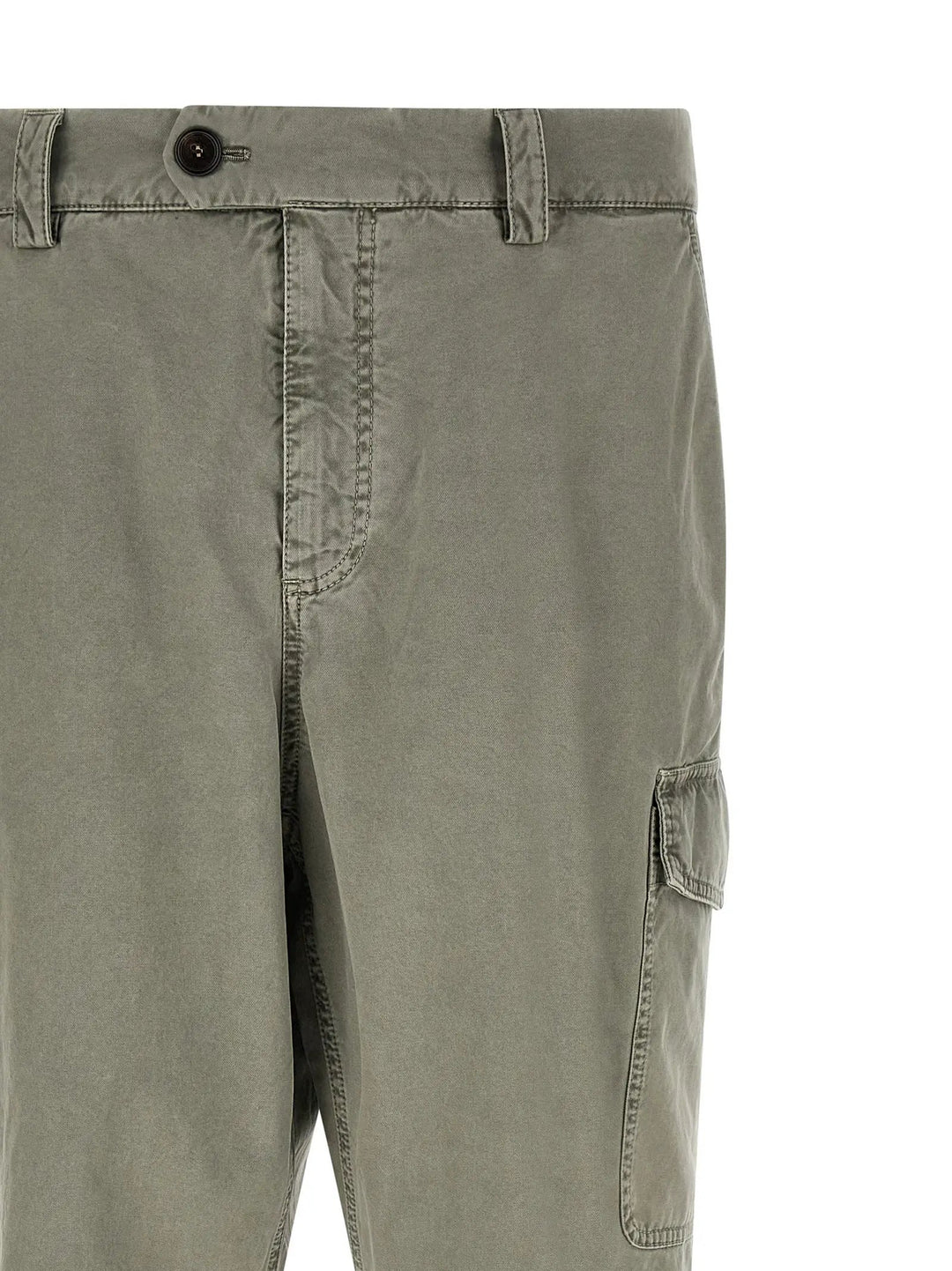 Brunello Cucinelli Sample Sale | Brunello Cucinelli Bicolor Cotton Cargo Pants - | Designer outlet