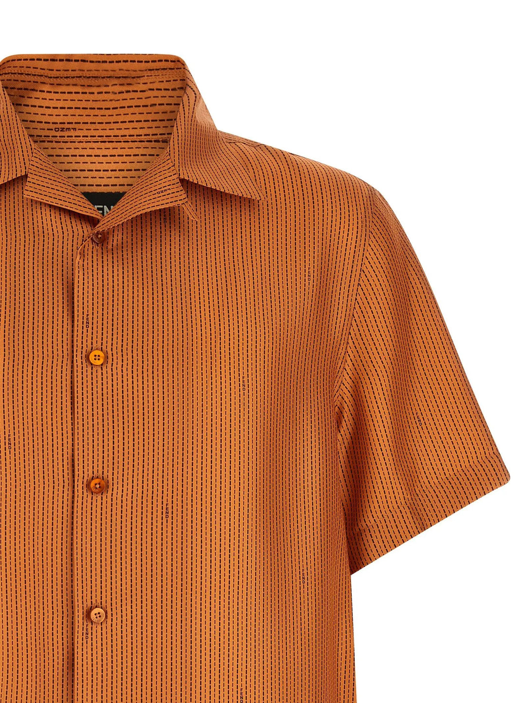 Fendi Sample Sale | Fendi Orange Silk Blouse - | Designer outlet
