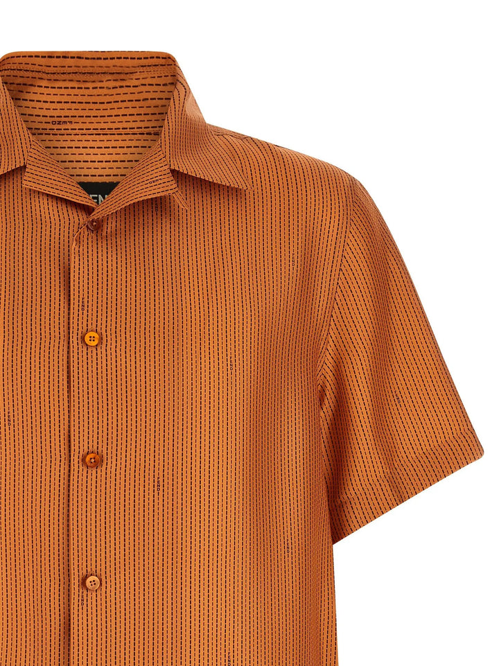 Fendi Sample Sale | Fendi Orange Silk Blouse - | Designer outlet
