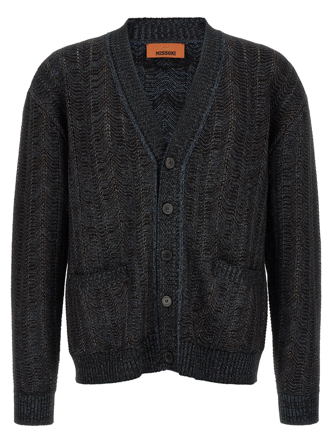 Missoni Sample Sale | Missoni Blue Viscose Cardigan - | Designer outlet