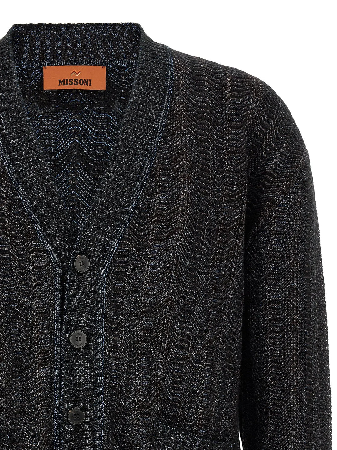 Missoni Sample Sale | Missoni Blue Viscose Cardigan - | Designer outlet