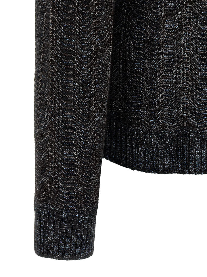 Missoni Sample Sale | Missoni Blue Viscose Cardigan - | Designer outlet