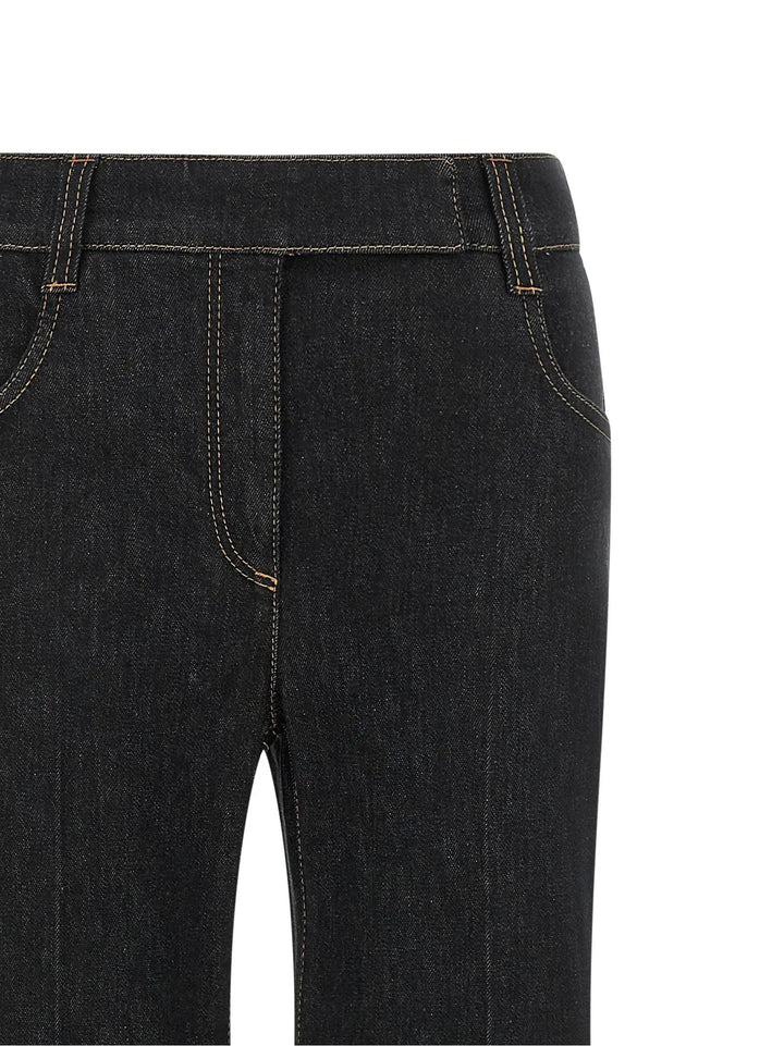 Brunello Cucinelli Sample Sale | Brunello Cucinelli Blue Cotton Flared Jeans - | Designer outlet