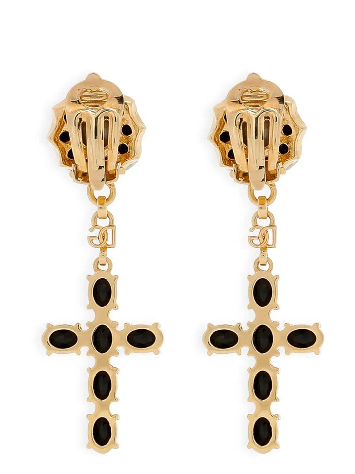 Dolce &amp; Gabbana Sample Sale | Dolce &amp; Gabbana Gold Brass Earrings - | Designer outlet