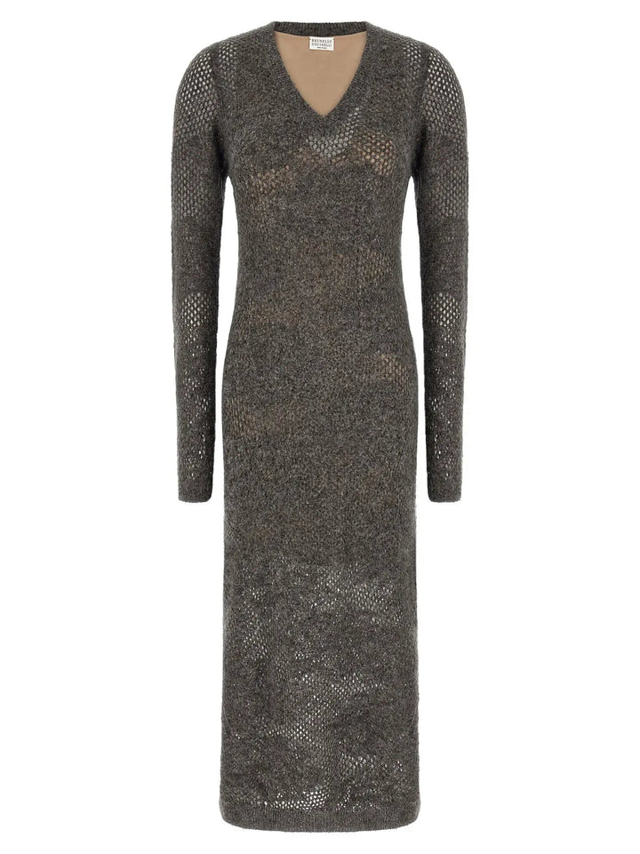 Brunello Cucinelli Sample Sale | Brunello Cucinelli Gray Nylon Casual Dress - | Designer outlet