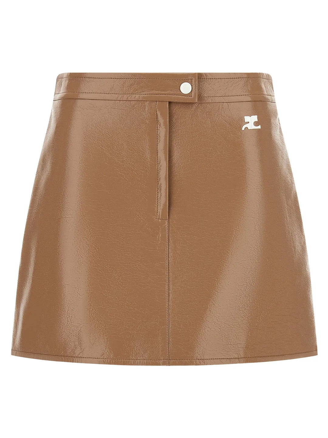 Courrèges Sample Sale | Courrèges Beige Cotton Long Skirt - | Designer outlet