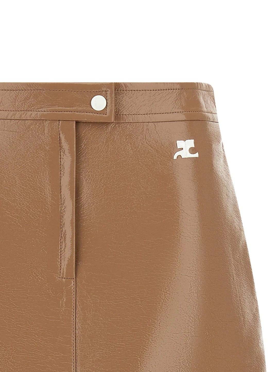 Courrèges Sample Sale | Courrèges Beige Cotton Long Skirt - | Designer outlet