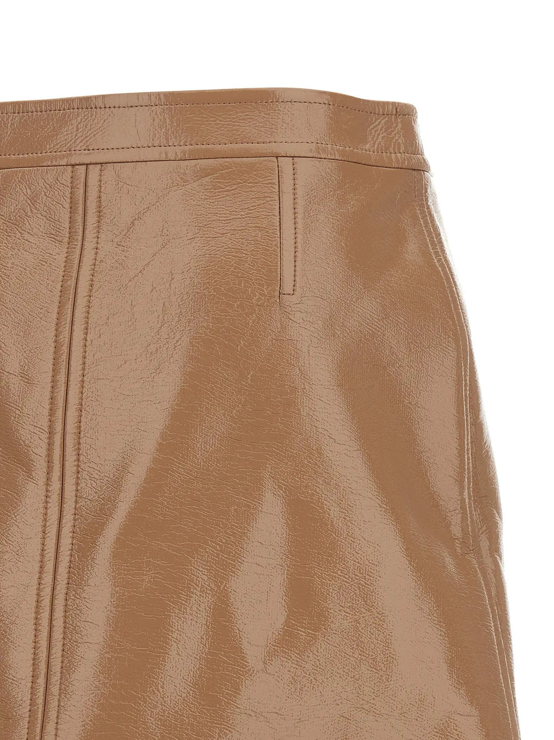Courrèges Sample Sale | Courrèges Beige Cotton Long Skirt - | Designer outlet