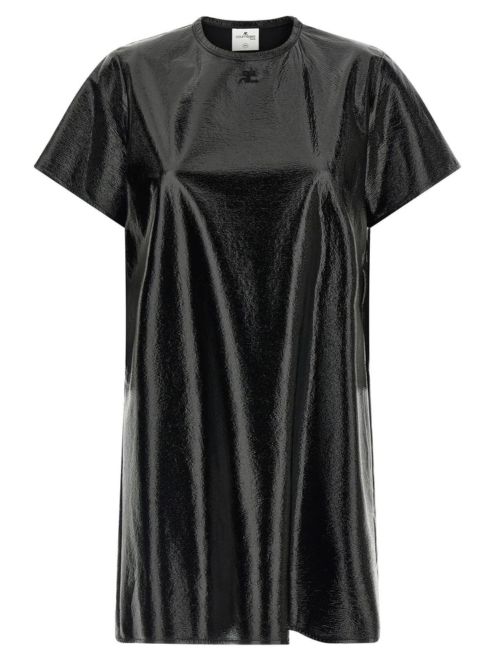 Courrèges Sample Sale | Courrèges Black Viscose Short Dress - | Designer outlet