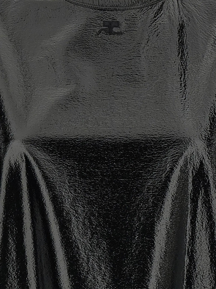 Courrèges Sample Sale | Courrèges Black Viscose Short Dress - | Designer outlet