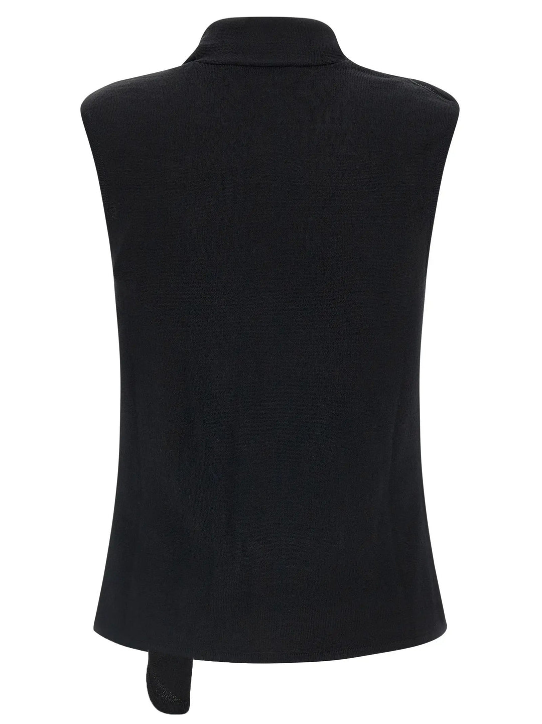 Lemaire Sample Sale | Lemaire Black Wool Sleeveless Jacket - | Designer outlet