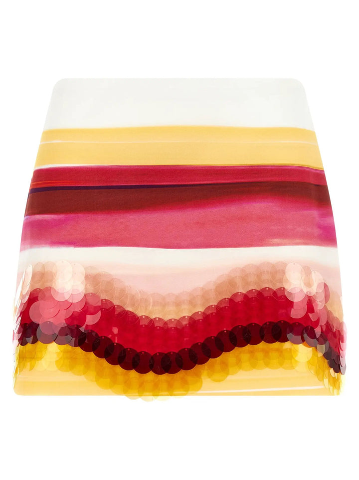 Fendi Sample Sale | Fendi Multicolor Cotton Long Skirt - | Designer outlet
