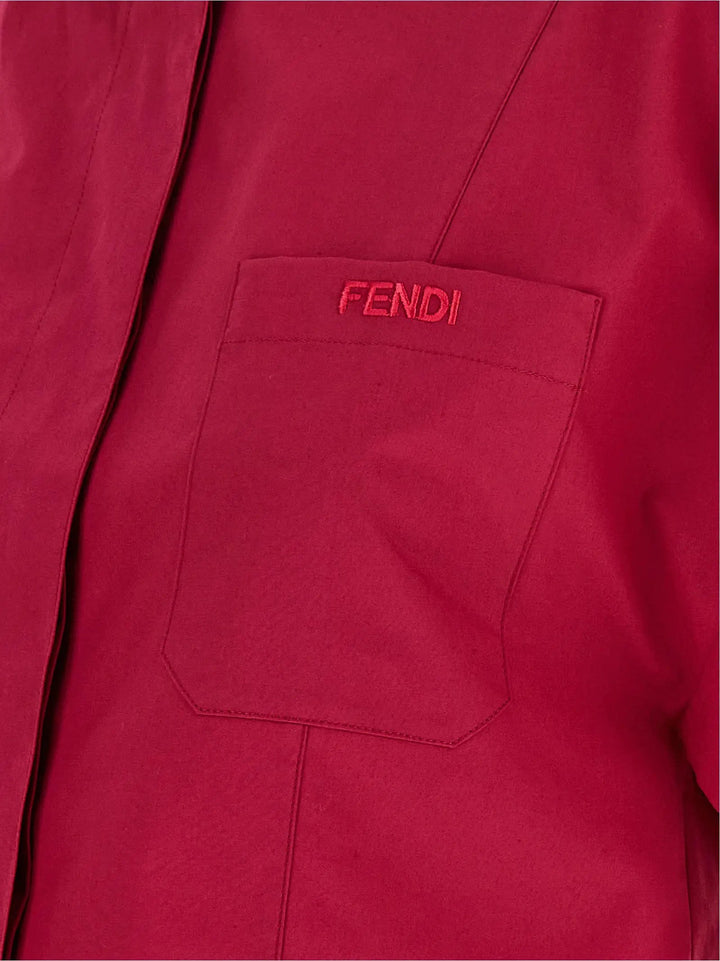 Fendi Sample Sale | Fendi Multicolor Cotton Blouse - | Designer outlet