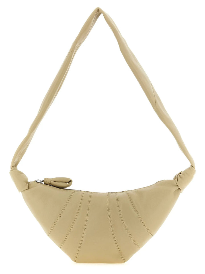 Lemaire Sample Sale | Lemaire Beige Lamb Leather Shoulder Bag - | Designer outlet