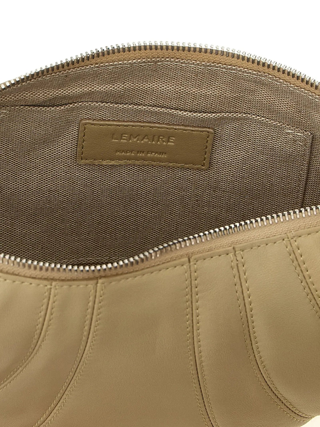 Lemaire Sample Sale | Lemaire Beige Lamb Leather Shoulder Bag - | Designer outlet