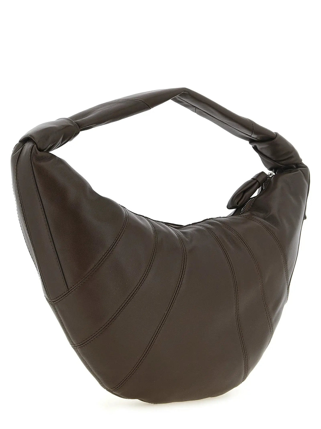 Lemaire Sample Sale | Lemaire Brown Lamb Leather Shoulder Bag - | Designer outlet