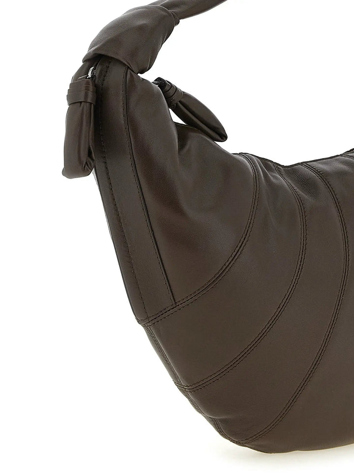 Lemaire Sample Sale | Lemaire Brown Lamb Leather Shoulder Bag - | Designer outlet