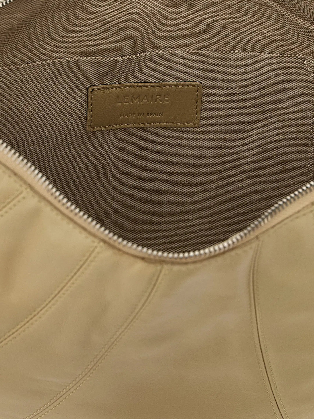 Lemaire Sample Sale | Lemaire Beige Lamb Leather Shoulder Bag - | Designer outlet
