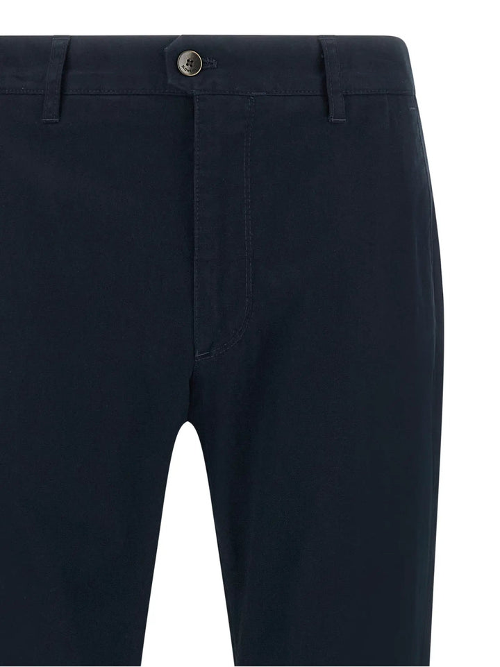 Incotex Sample Sale | Incotex Blue Cotton Casual Pants - | Designer outlet