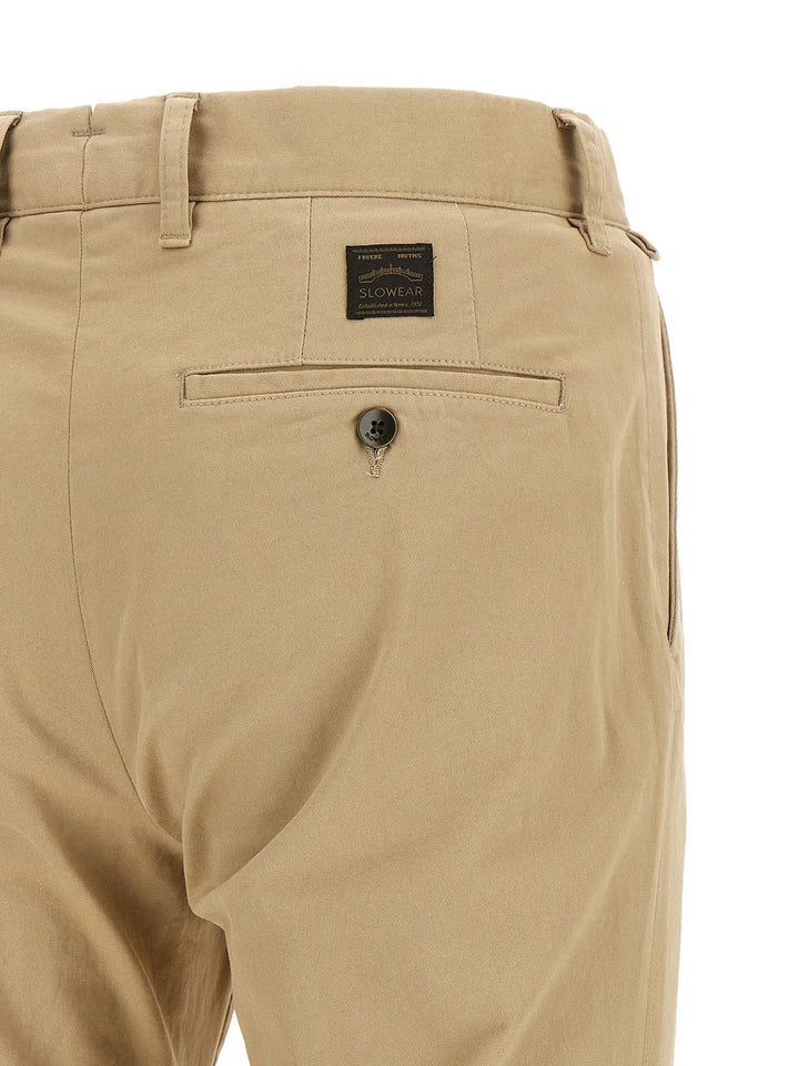 Incotex Sample Sale | Incotex Beige Cotton Chino Pants - | Designer outlet