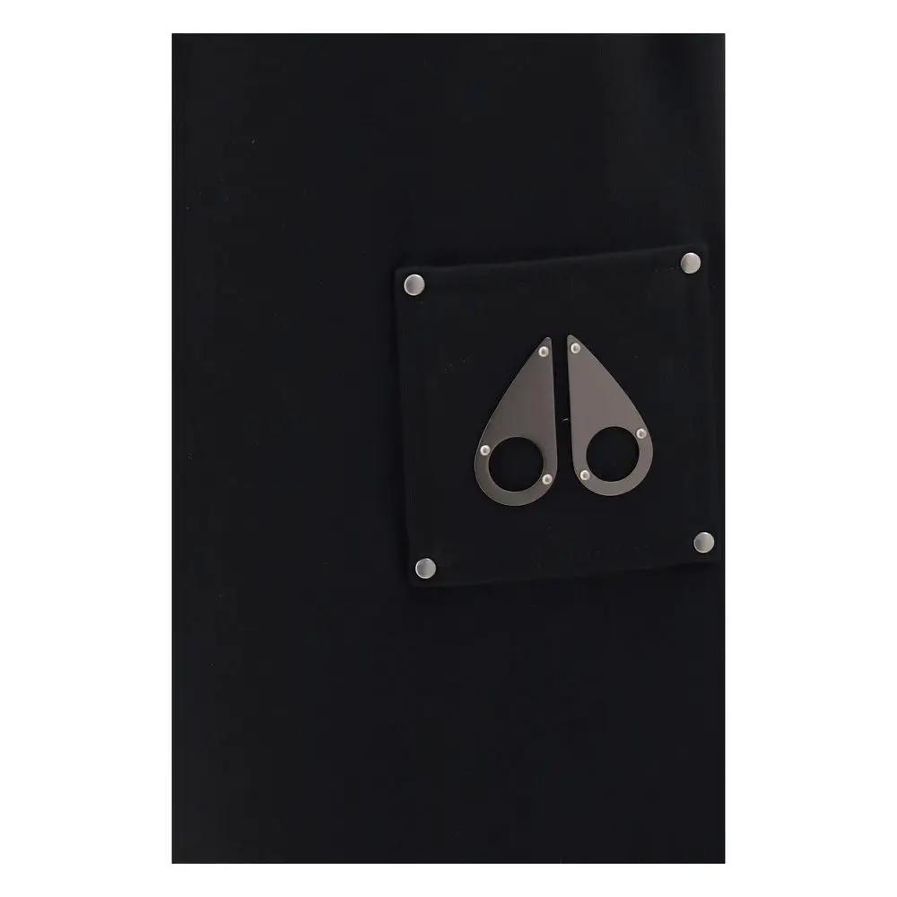 Moose Knuckles Sample Sale | Moose Knuckles Black Cotton Casual Pants - | Designer outlet